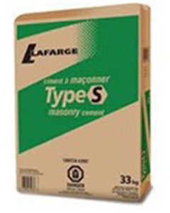 Lafarge Type S Masonry Cement from JV Building Supply