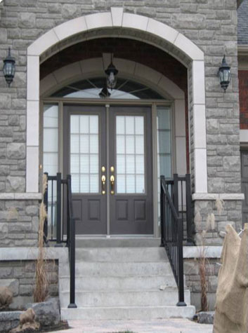 Completed Custom Stone Detailing job by JV Building Supply