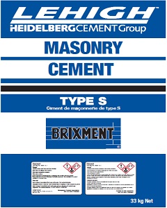 Lehigh Type S Masonry Cement from JV Building Supply